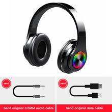 Load image into Gallery viewer, T6 Active Noise Head Mounted Bluetooth 5.0 Headset Sports Running Heavy Bass E-Sports Game Stereo Wireless Headphones With Mic