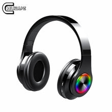 Load image into Gallery viewer, T6 Active Noise Head Mounted Bluetooth 5.0 Headset Sports Running Heavy Bass E-Sports Game Stereo Wireless Headphones With Mic
